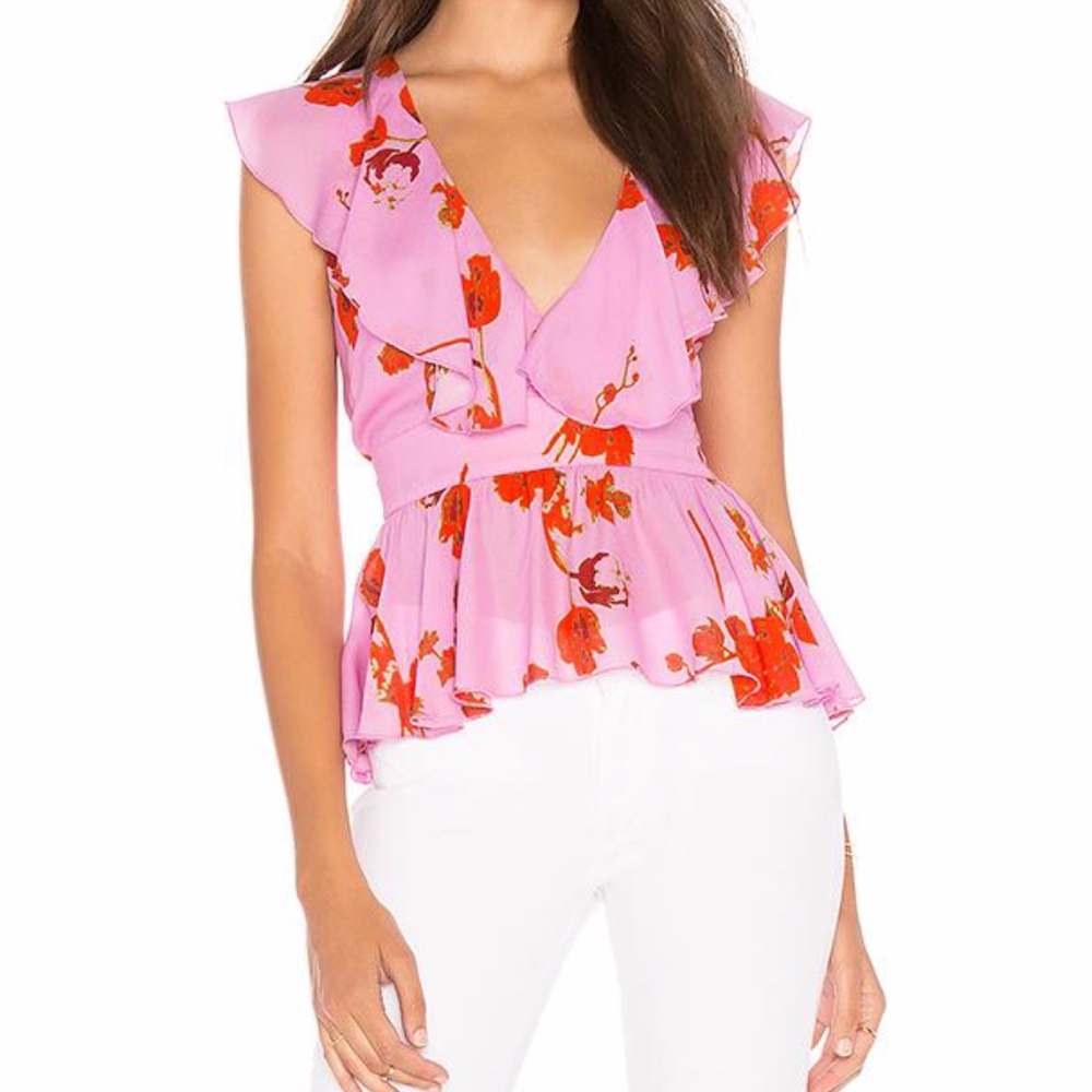 Cynthia Rowley Malibu Ruffle Top